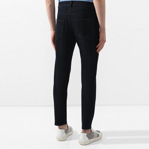 PRADA 普拉达 男士棉质修身休闲牛仔裤 深蓝色 GEP083 TZC F01CZ 商品图2