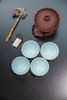 紫气东来·年年有余紫砂青瓷茶具套礼 商品缩略图1