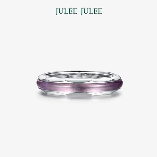 【花园】JULEE JULEE茱俪珠宝 18K白金孔雀石/紫水晶/白玛瑙 戒指 商品图3