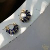SpoiledBrat Jewelry金色螺旋耳圈系列 | 青金石款 商品缩略图4