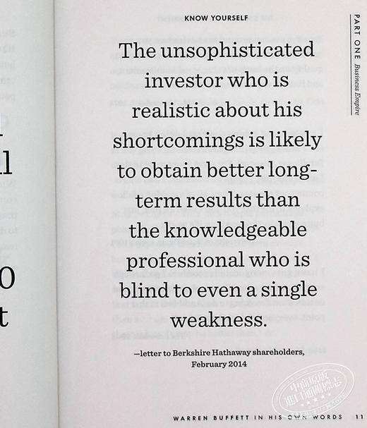 【中商原版】巴菲特——用他自己的话来说 英文原版 Warren Buffett: In His Own Words 商品图6