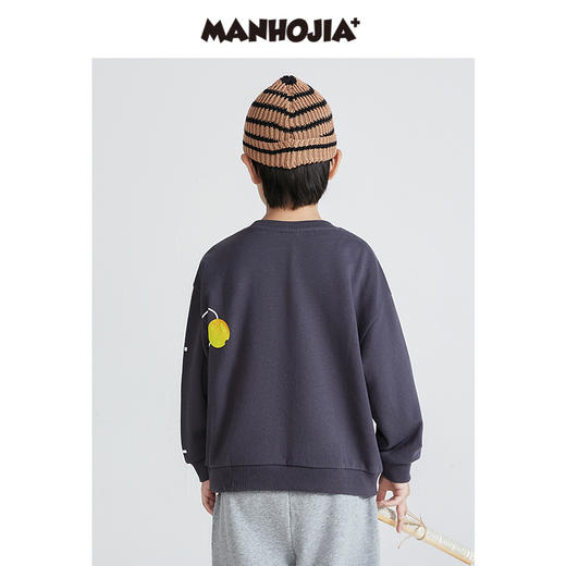 漫画家潮牌童装【芝士就是力量】儿童卫衣秋季新款套头上衣 商品图2