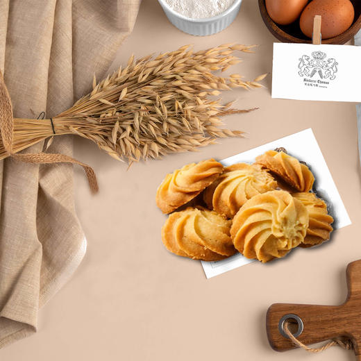 1502旋风黄油曲奇 Shortbread Cookies发酵解馋点心小零食下午茶休闲食品 商品图2