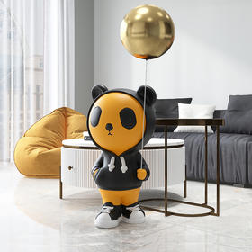 J-TF459 气球熊猫摆件