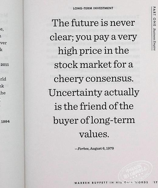 【中商原版】巴菲特——用他自己的话来说 英文原版 Warren Buffett: In His Own Words 商品图8