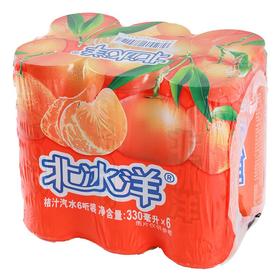 北冰洋 桔汁汽水 330ml*6听