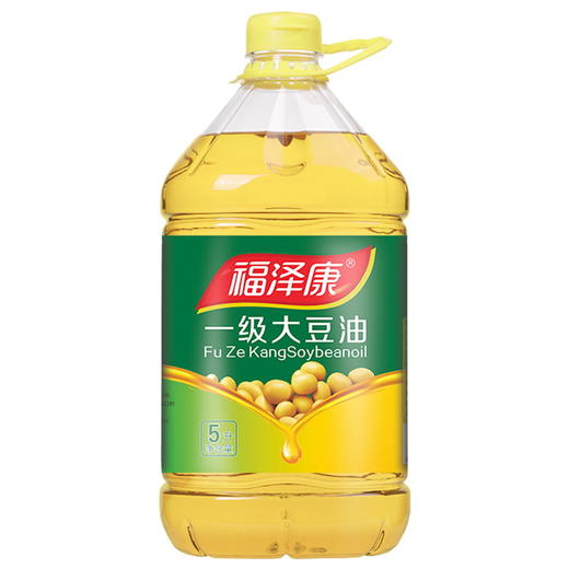 福泽康非转基因一级大豆油5L/桶 商品图4