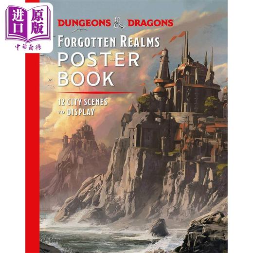 【中商原版】Dungeons Dragons Forgotten Realms Poster Book 进口艺术 龙与地下城:被遗忘的国度海报画册 商品图0