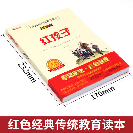 红孩子书 红色经典书籍小学生三四五六年级阅读课外书必读革命英雄的故事3-4-5-6年级文学读物丛书老师推荐人教版爱国教育书目主题 商品图1