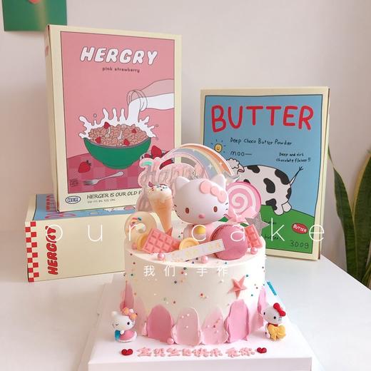 Hello Kitty 凯蒂猫蛋糕-低糖处理无添加 商品图1