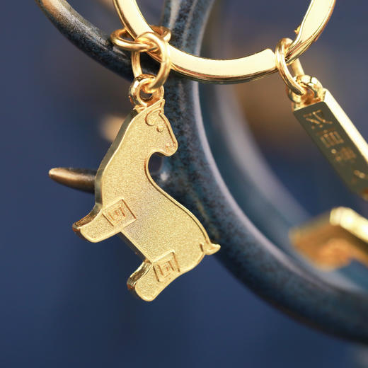 双面神人青铜头像钥匙扣 商品图2