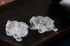 一对天然白水晶龙龟摆件 商品缩略图1