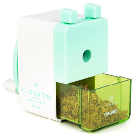 得力（deli）简约式学生削笔机/铅笔削笔器/卷笔刀/转笔刀自动排断芯儿童学生文具考试生日开学礼物 绿色