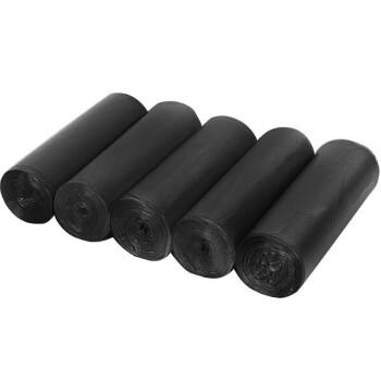 利得 背心垃圾袋黑色50*60cm90只单面1.2丝大号加厚可降解垃圾袋 商品图3