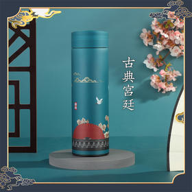 喵小米创意国潮智能温显保温杯304不锈钢