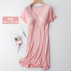 摩登孕妈孕妇睡裙哺乳期月子服夏季薄款连衣裙-6588M-3XL 商品缩略图9