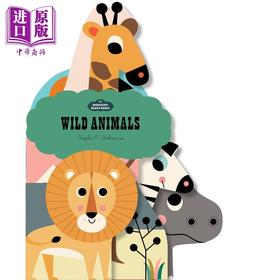 【中商原版】Bookscape Board Books Wild Animals 异形书野生动物 儿童图书