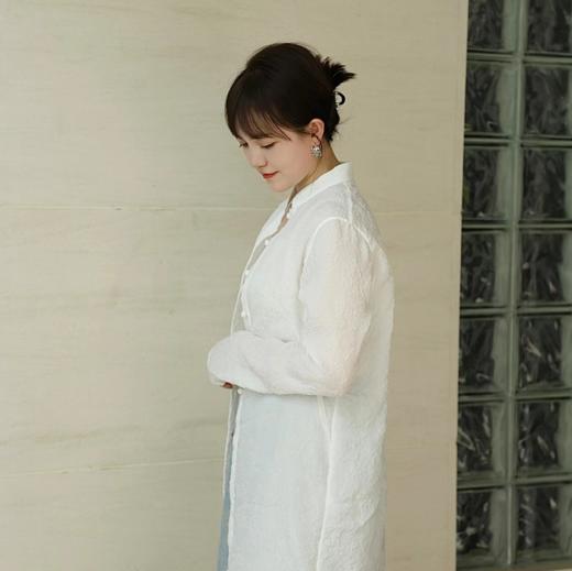 预定|盛唐牡丹 市隐系列真丝对襟女衬衫 .潮快闪[福利品] 商品图1