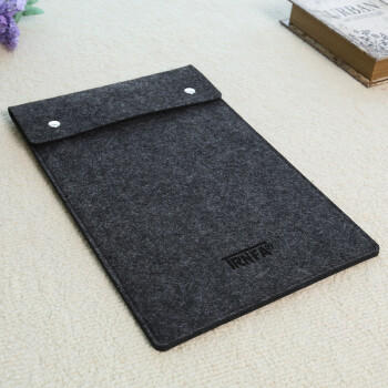 信发 TRNFA MZ-170 竖款黑色A4毛毡文件袋/手拿按扣文件套 创意办公资料收纳包 IPAD保护套袋 商品图2