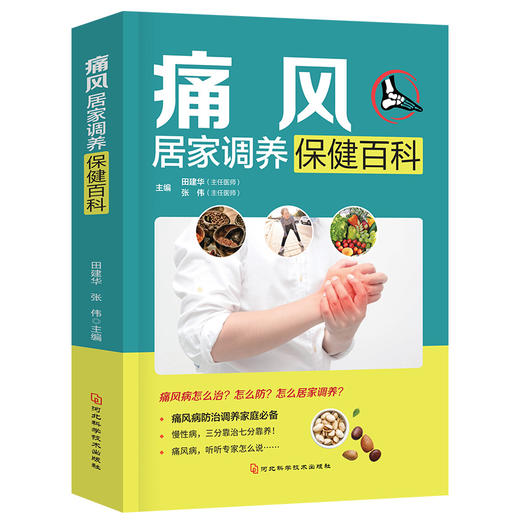 痛风居家调养保健百科田建华","张伟河北科技出版社 商品图0