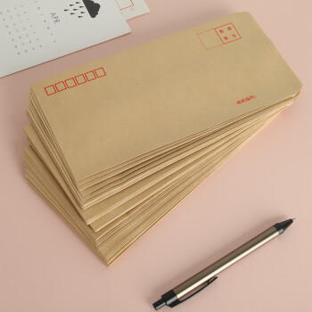 天章（TANGO）5号信封100只/包加厚牛皮纸信封袋100g财务收纳装发票装信件装单据信封袋子 商品图1