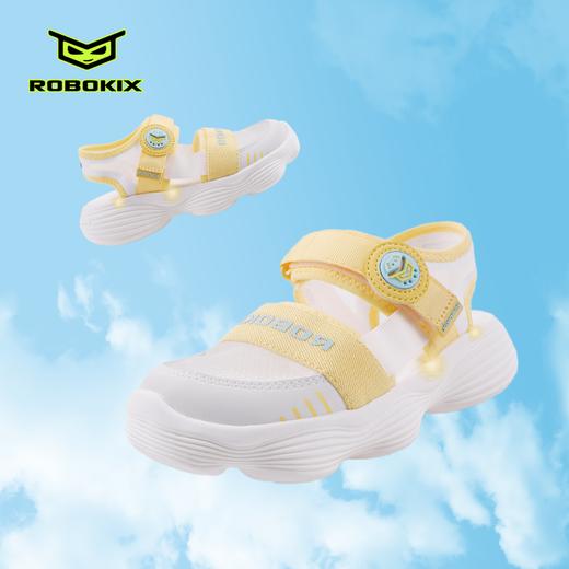 ROBOKIX童鞋软底男童女童凉鞋透气运动鞋小童闪灯鞋防滑 商品图0