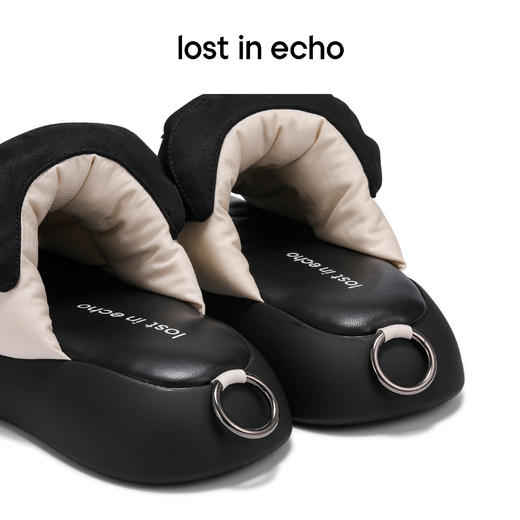 lost in echo 设计师品牌口袋收纳个性填充感一脚蹬外穿沙发拖 商品图5