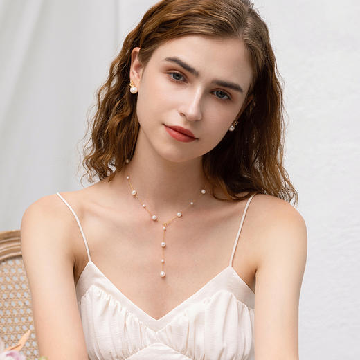 Manreya玛芮雅「以爱之名-满天星」18K金淡水AK珍珠项链 商品图1