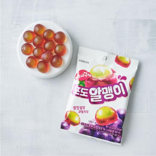 好丽友 紫葡萄果滋果心软糖67g   商品图1