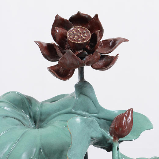 宇达青铜全铜摆件《好事连连》铜工艺品 创意礼品 家居办公室 装饰摆件 商品图2