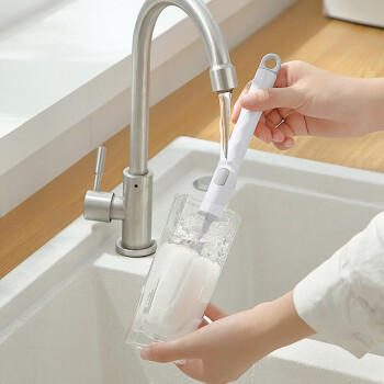 梦庭 长柄刷杯子神器洗洗杯子刷茶水杯缝隙刷吸管刷奶瓶刷 2支装 商品图5