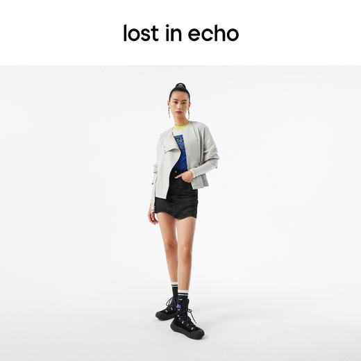 lost in echo Player系列户外风格绗棉填充帆布高帮运动鞋短靴 商品图2