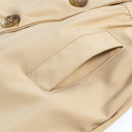 贝贝怡儿童春秋防风外套女童休闲娃娃领风衣223S3045
 商品图8