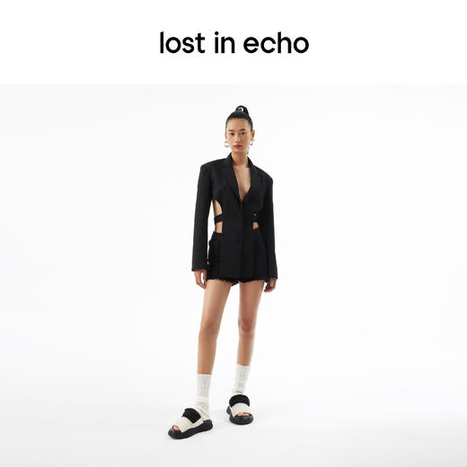 lost in echo 设计师品牌口袋收纳个性填充感一脚蹬外穿沙发拖 商品图2