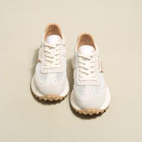 「Luji华夫阿甘鞋」夏季新款轻便厚底网面透气休闲运动女鞋