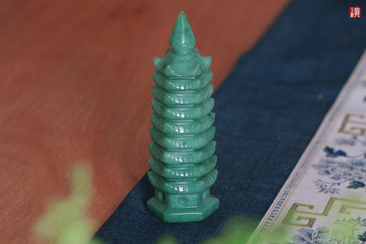 天然东陵玉文昌塔摆件 商品图1