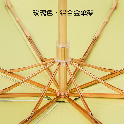 复古双层太阳伞女超强防晒防紫外线折叠晴雨两用黑胶遮阳伞upf50+ 商品图1