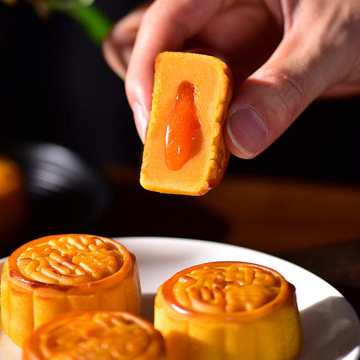 香港九龙半岛四式流心月饼8个礼盒装港式糕点中秋节送礼公司礼品 商品图4