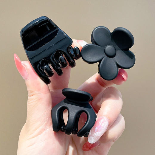 【10-20个 】夏天隐形高马尾固定神器抓夹女小号鲨鱼夹发夹后脑勺头饰发卡爪夹 商品图2