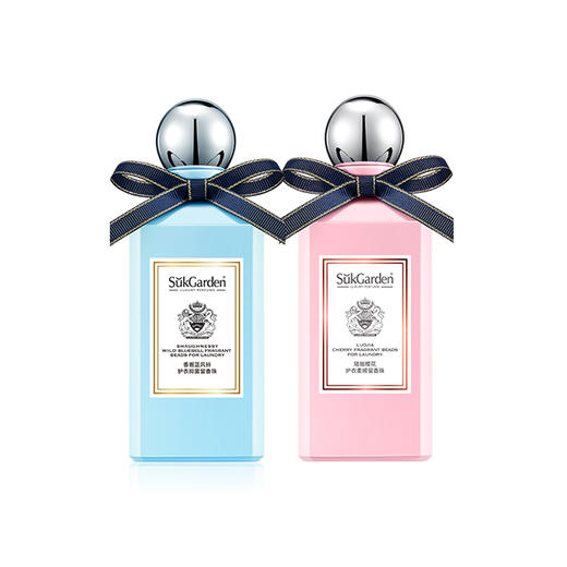 蔬果园护衣抑菌衣物蓝风铃/芝芝桃桃香型留香珠200g*2瓶 送18g*8袋 商品图1