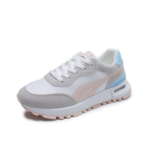 「好品质看的见」2022春款网布阿甘鞋学生平底鞋休闲运动鞋广场舞女鞋 商品图4