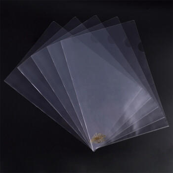 天章(TANGO)30个A4透明文件套L型文件夹单片两页式办公收纳文件袋发票袋加厚防水防尘二页式资料袋档案夹 商品图4