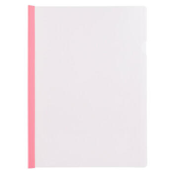 天章 （TANGO） 新绿天章 抽杆夹拉杆夹资料夹文件夹透明5色水滴形10个装A4简历夹报告夹试卷夹纸夹书夹办公 9087 商品图0