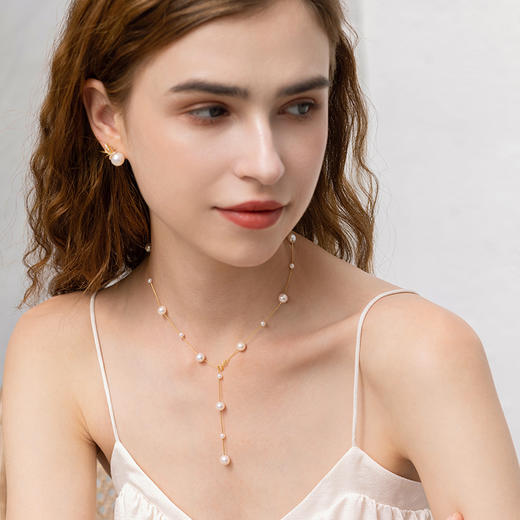 Manreya玛芮雅「以爱之名-满天星」18K金淡水AK珍珠项链 商品图2