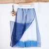 【线上专属】飘纱阔腿裤（21709040-蓝染） 商品缩略图0