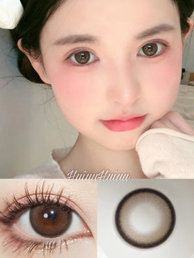 【大直径】 Doriscon-肉桂栗棕-14.5mm 【年抛 0-1000度 无525/575】