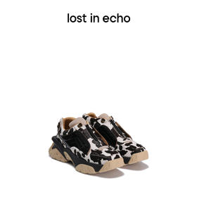 lost in echo Player系列超轻复古厚底拉链牛津老爹鞋