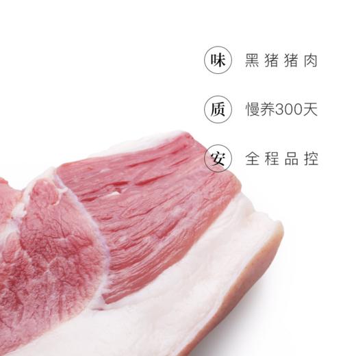网易味央黑猪肉4份装 鲜香四味款1400g 带肉汤骨五花肉大排后腿肉 商品图5