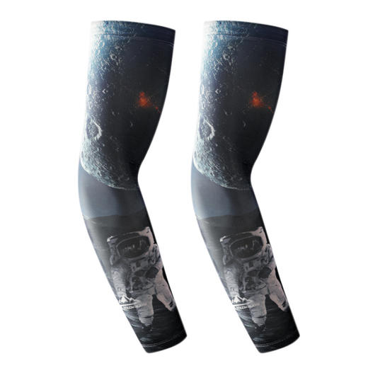 男士冰丝防晒袖套户外骑行钓鱼防滑透气冰袖加大运动护健身臂HB35 商品图4