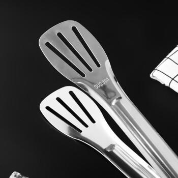 拜杰304多功能食品夹蛋糕夹牛排夹烧烤面包夹厨房烘焙夹子烤肉夹子 商品图4